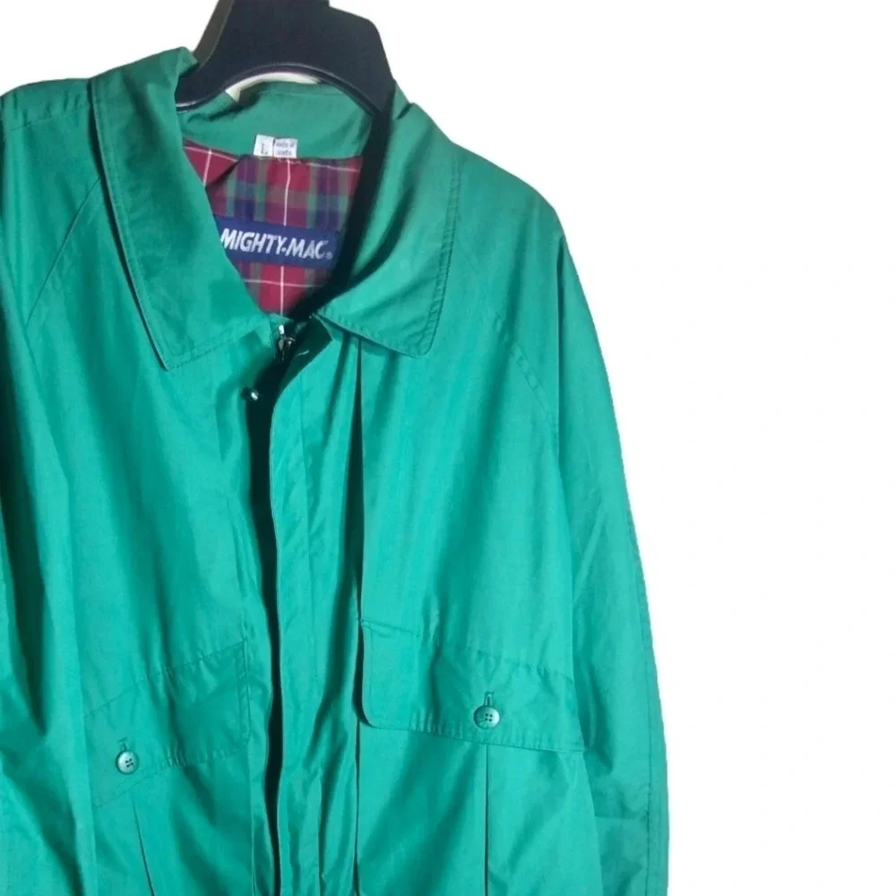 VINTAGE Mighty Mac green jacket. Size Large k2​​​​​